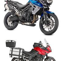 Triumph Tiger accessori valigie Rapid bike scarico