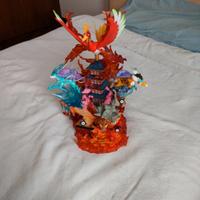 Statua Pokémon Leggendari Ho-Oh, Raikou, Entei e S