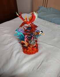 Statua Pokémon Leggendari Ho-Oh, Raikou, Entei e S