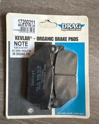 Pastiglie freno organiche Harley