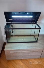 Acquario Amtra 80 Litri LED, pronto all' uso