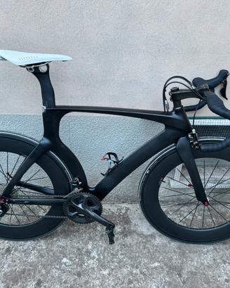 Bici da crono/corsa tutta fibra di carbonio L/XL