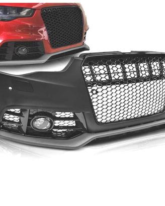 PARAURTI ANTERIORE AUDI A5 11-16 LOOK RS5 NERO PDC
