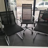 Tris poltrone direzionali in rete OSL