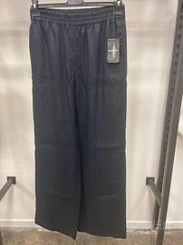 Pantalone lino Emporio Armani dark blu
