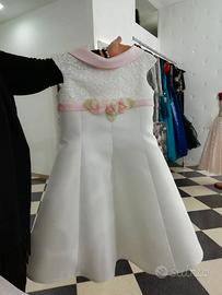 ABITO E GIUBBINO COMUNIONE BAMBINA