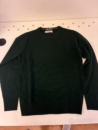 Maglione Alcott Verde Girocollo Taglia S