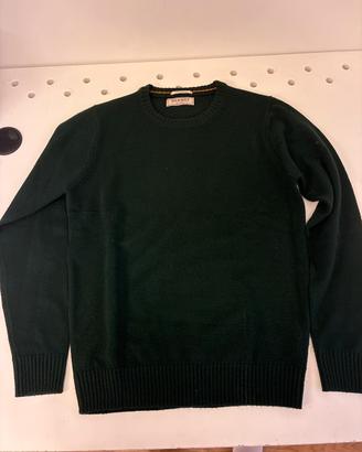 Maglione Alcott Verde Girocollo Taglia S