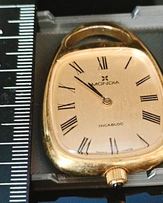 orologio a pendente donna mondia incabloc anni 70