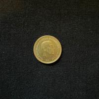 1 Peseta Franco Francisco Caudillo 1966 Estrella