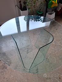tavolo cristallo 