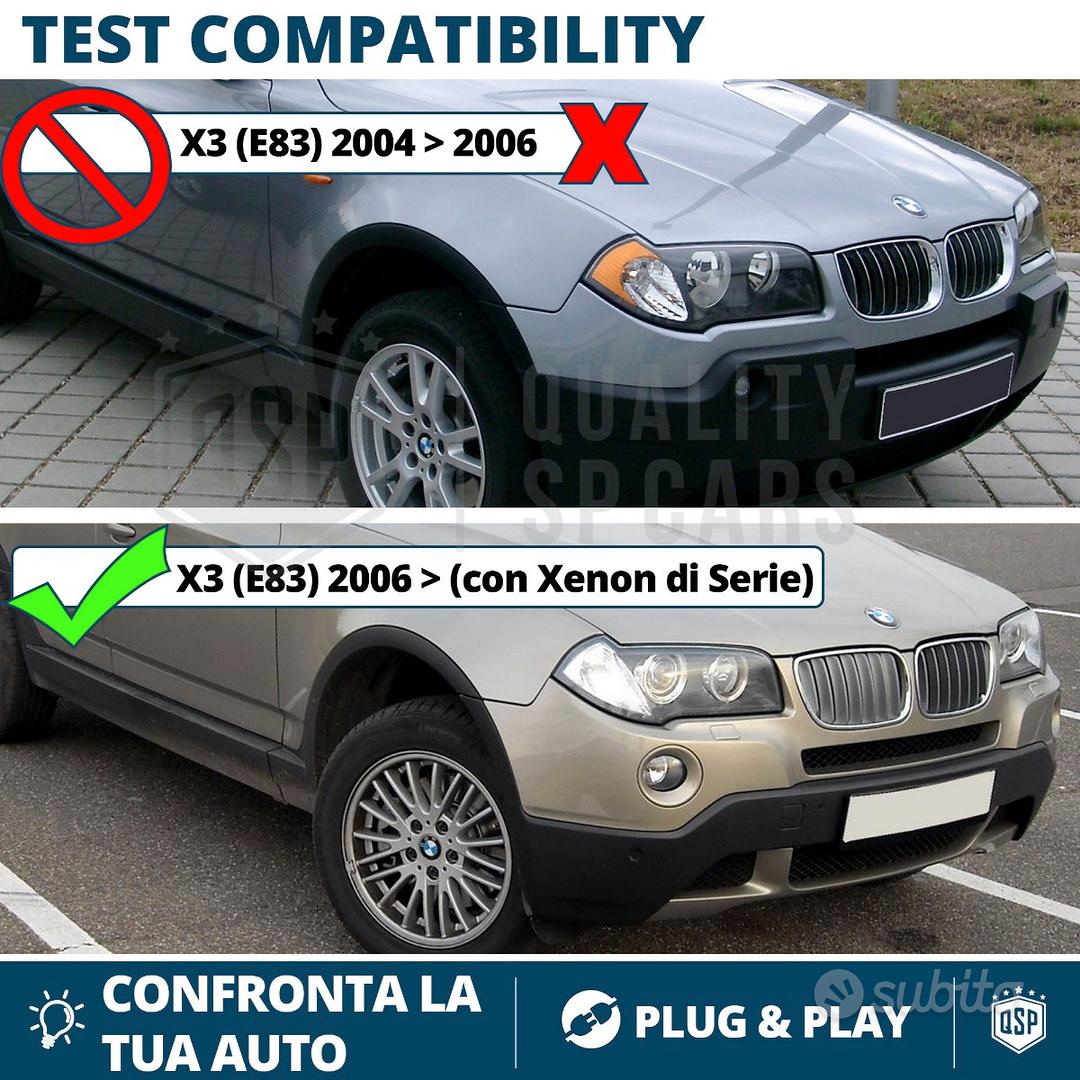 Subito - RT ITALIA CARS - ANGEL EYES Bmw X3 E83 Luci Posizione LED Bianche  - Accessori Auto In vendita a Bari