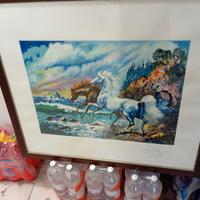 (1292) - Quadro G. F. Gonzaga (Cavalli al Mare)