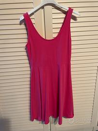 Abito Benetton rosa fucsia