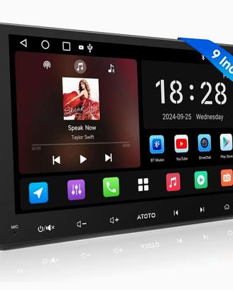 ATOTOZONE 9 Pollici Android Autoradio 2 Din 