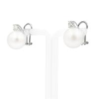 Orecchini con perle Australia e diamanti