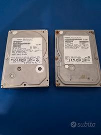 HDD(hard disk) 3.5" 2X 320gb+250gb (Non testati)