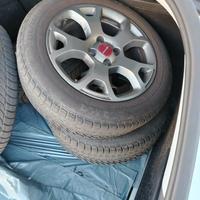 Cerchi + gomme invernali per fiat Panda