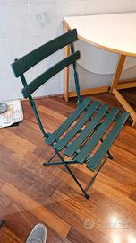 Sedie da esterno pieghevoli