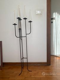 Candelabro ferro battuto