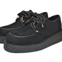 Creepers in pelle scamosciato Steelground 45