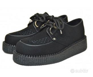 Creepers in pelle scamosciato Steelground 45