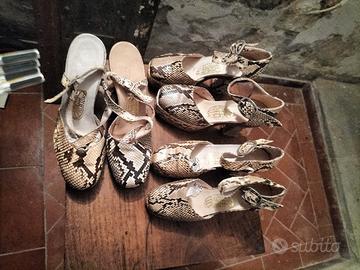 scarpe di pitone mondo Albion stilista fiorentino 