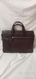 borsa Piquadro marrone in pelle 