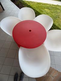 Tavolo + sedie da esterno