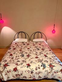 Letto Flou Tappeto Volante - matrimoniale nero