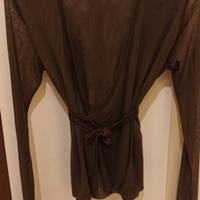 twinset marrone chiaro 