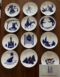 Collezione 12 Piatti di Natale KPM Berlin