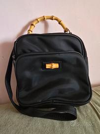 BORSA ZAINETTO NERA CON MANICO