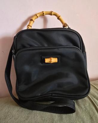 BORSA ZAINETTO NERA CON MANICO