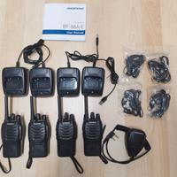 set di 4 Walkie Talkie professionali 16 canali