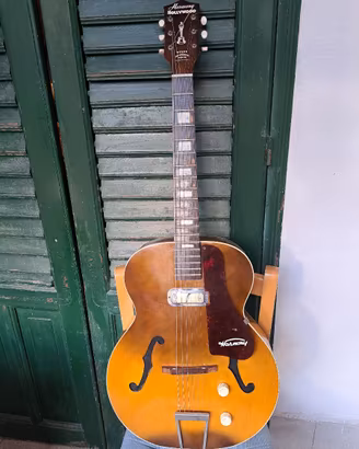 Chitarra elettrica vintage hollow-body Harmony H39