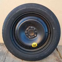 ruota scorta R16 focus con cric