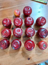 mele rosse frutta finta n.14  di alta qualità 