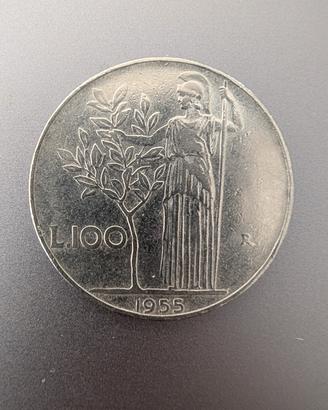 100 lire 1955