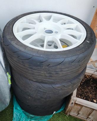 Gomme semislick AR1 195/45 16+ cerchi 16x7 4x108