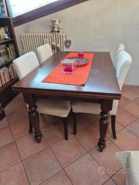 tavolo antico  in legno allungabile