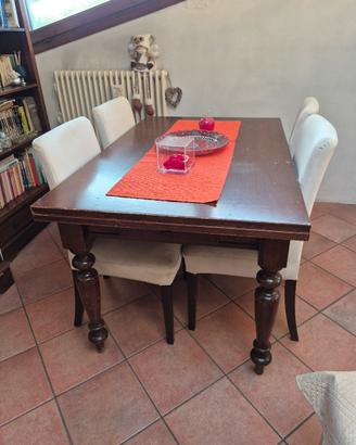 tavolo antico  in legno allungabile
