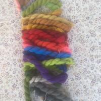 Matassine di filo da ricamo o punto croce