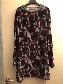 Abito midi con fiori