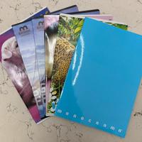 Set di sei quaderni.