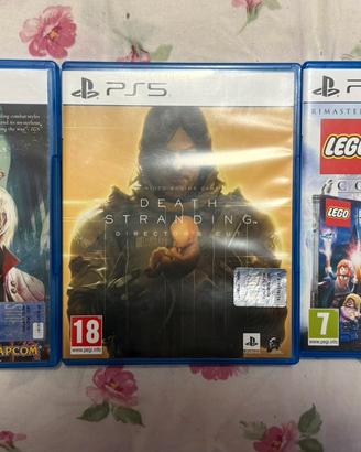 Death Stranding + DMC 5 + Harry Potter Lego PS5