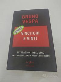 VINCITORI E VINTI LIBRO AUTOGRAFATO DI BRUNO VESPA