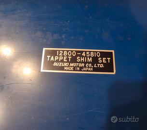 Rarissimo Kit  registro valvole Suzuki GS GSR