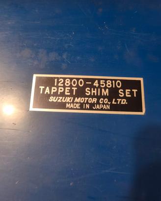 Rarissimo Kit  registro valvole Suzuki GS GSR