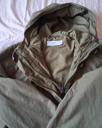 Giacca OVS verde con cappuccio 10-11 anni